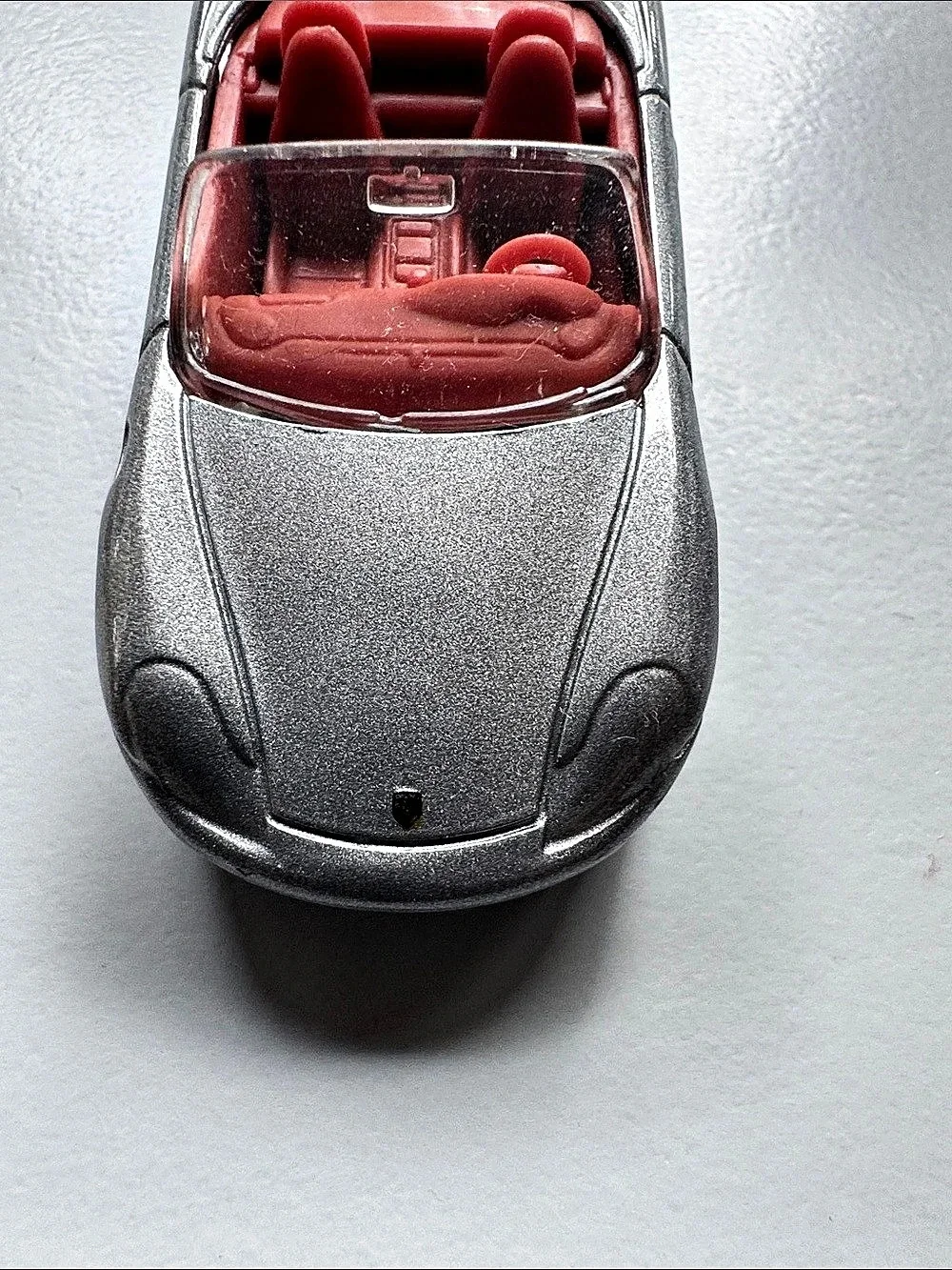 Matchbox Porsche Boxster Silver & Red Die-Cast Car